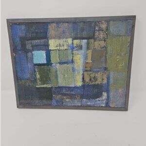Modern Abstract Painting Kay Arlene Ridenour Wilson (1937 - 2007) Listed Artist